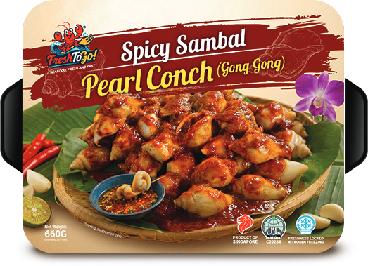 Spicy Sambal Pearl Conch (Gong Gong)