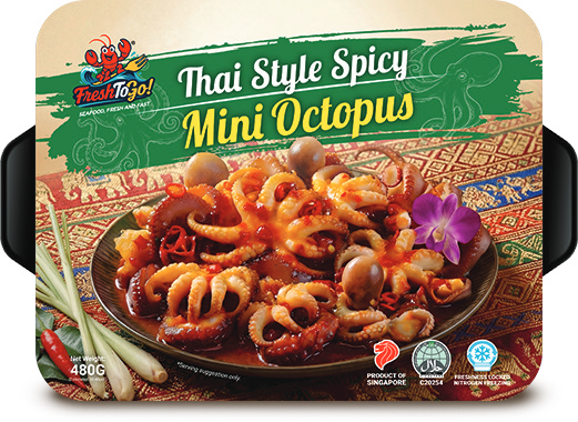 Thai Style Spicy Mini Octopus