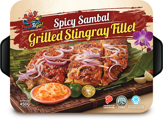 Spicy Sambal Grilled Stingray Fillet