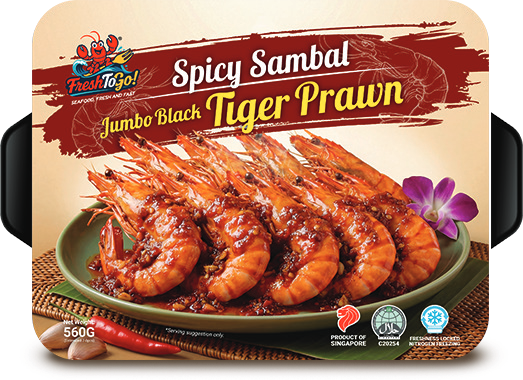 Spicy Sambal Jumbo Black Tiger Prawn